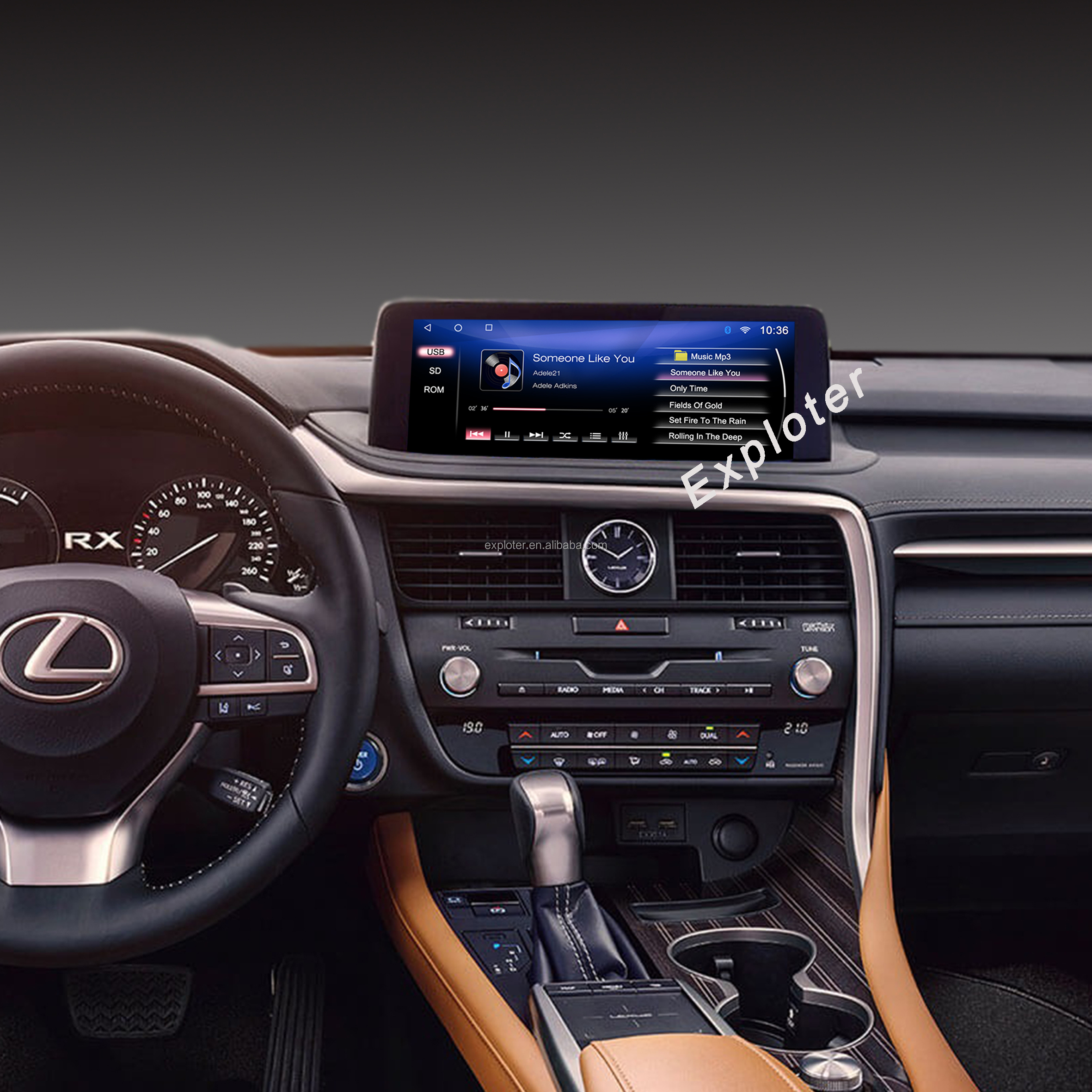 Для Lexus Lx/rx/gs 2017-2020 10,8 В ~ 16,5 в видеоинтерфейс Android с выходом Hd-mi