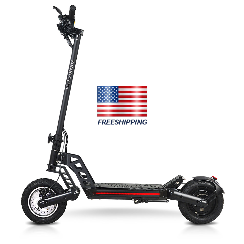 USA warehouse free shiping G2 PRO CE 1000W Motor 48V 15AH Available Foldable Two Wheel Off road Scooter Electric Adult