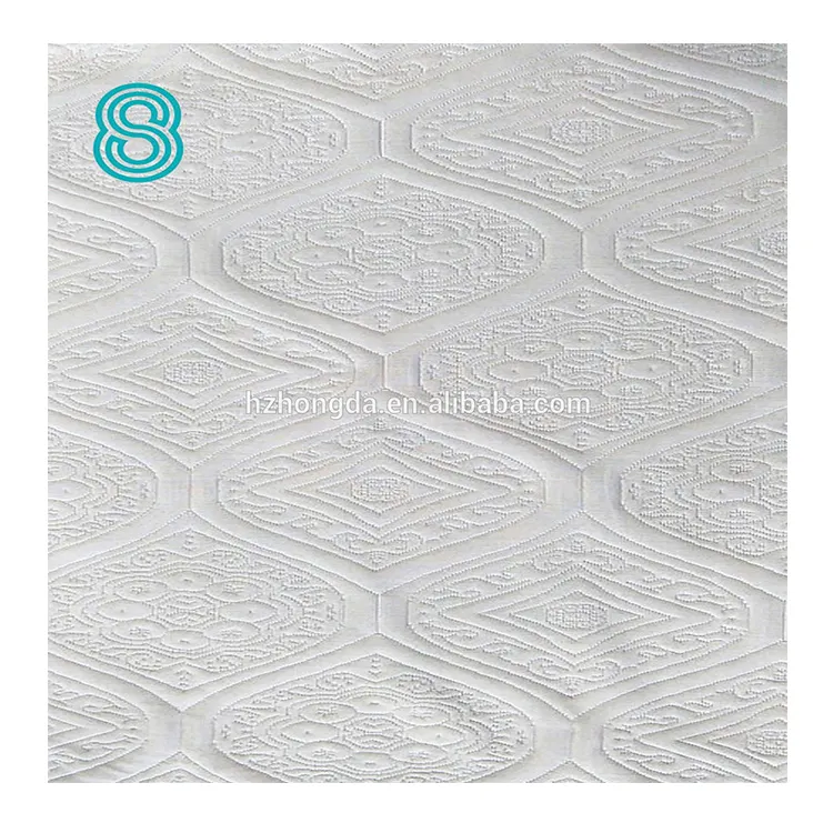oeko-cex roof waterproofing 100% polyester jacquard knitted foam mattress fabric for air mattress
