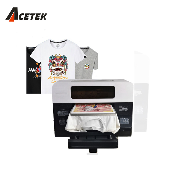 Acetek dtg принтер футболка печатная машина a3 размер с R1390 печатающая головка