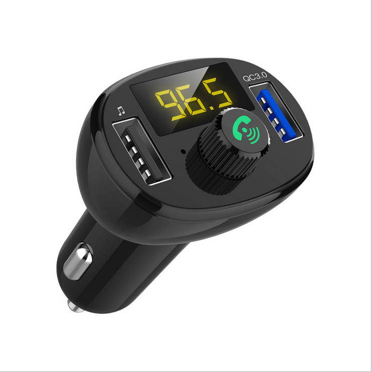QC 3,0 быстрое автомобильное зарядное устройство fm-передатчик для Bluetooth автомобиля MP3 Play fm-передатчик комплект громкой связи автомобильное зарядное устройство