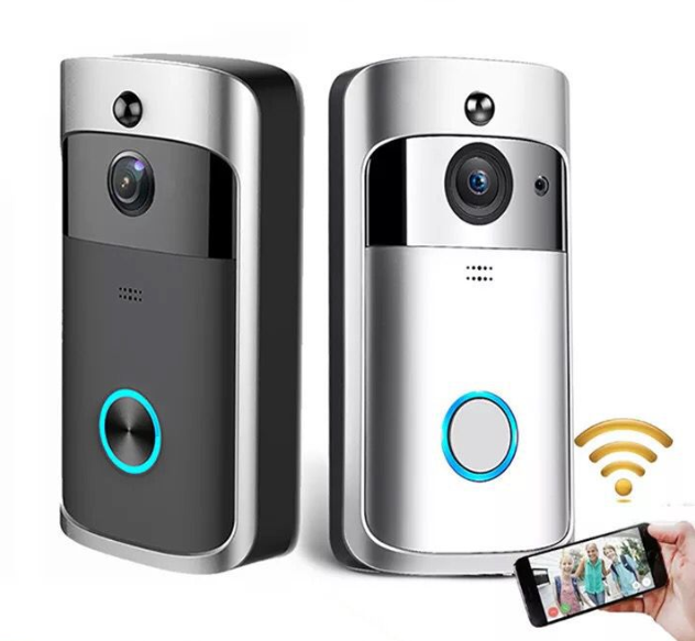 Smart Doorbell Camera Wifi Wireless Call Intercom Video-Eye for Apartments Door Bell Ring for Phone Home Security Cameras