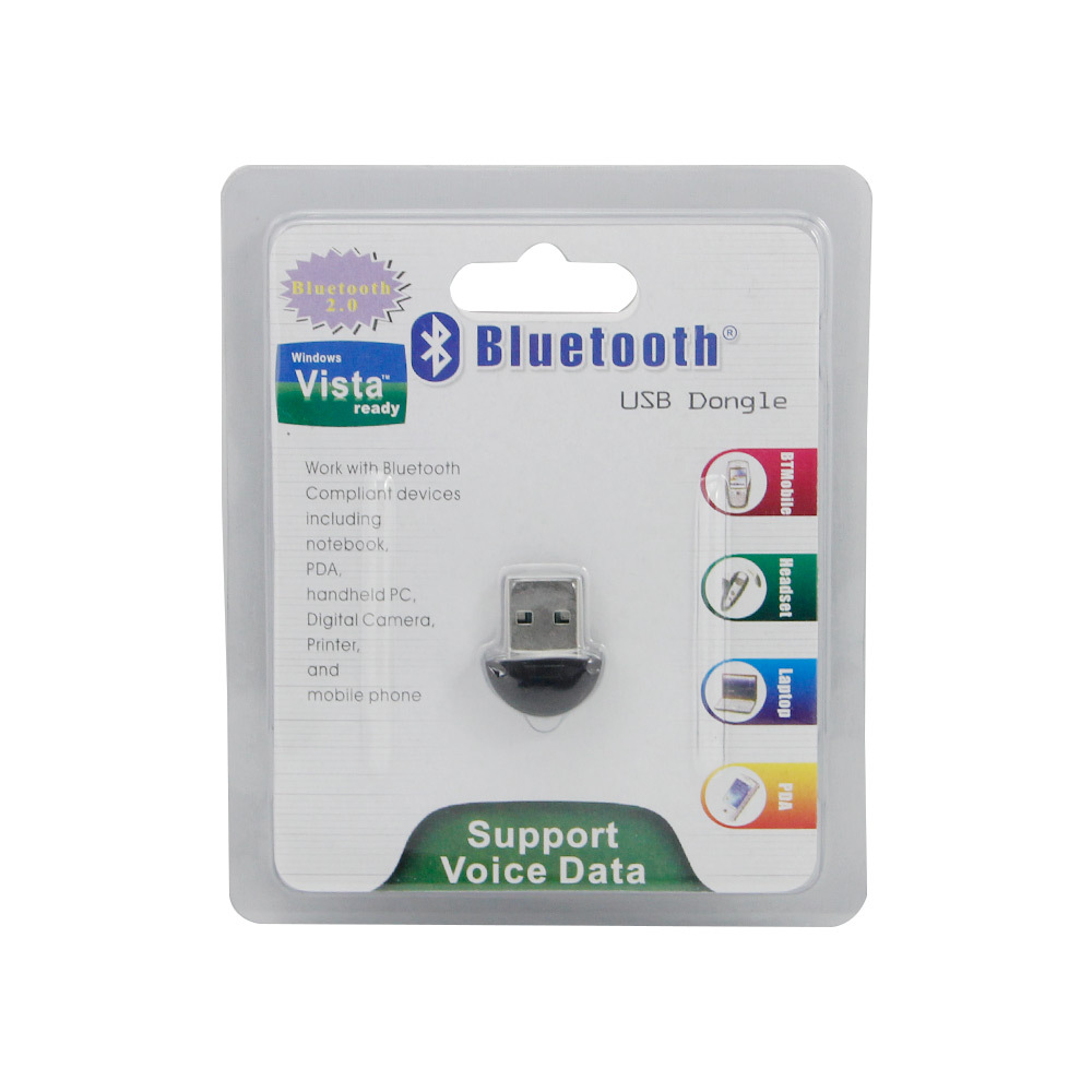 USB 2,0 Bluetooth-адаптер, BT V2.0 + EDR, двухрежимный беспроводной ключ для ноутбука, ПК, телефона, мини