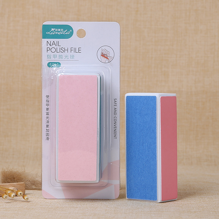 Lameila New Design Colorful Custom Logo Nail File 6 Size Polishing Side Nail Beauty Salon Nail File Professional 9017