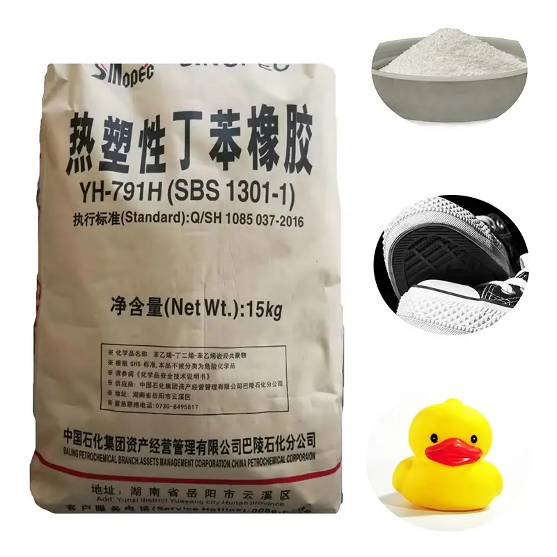 China Factory Outlet SBS Granules Powder SBS Powder For Modified Asphalt With Competitive Prices