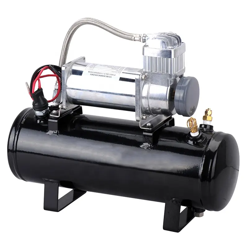2.5 gallon air tank metal air pump mini 12v 24v car air compressor