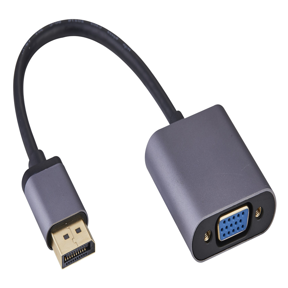 DP to VGA адаптер кабель HD переводная головка dp to VGA переключатель мужского и женского пола компьютера к монитору ТВ