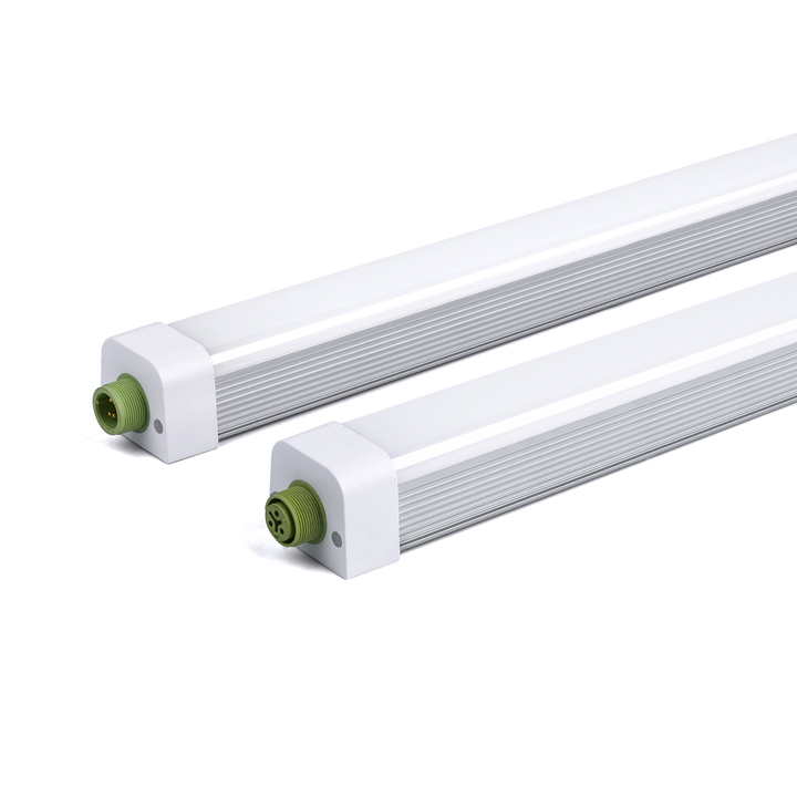 Linkable Led Linear Light IP65 Mini Tri Proof водонепроницаемый 8-футовый светодиодный трубчатый светильник с сертификацией ETL TUV CE
