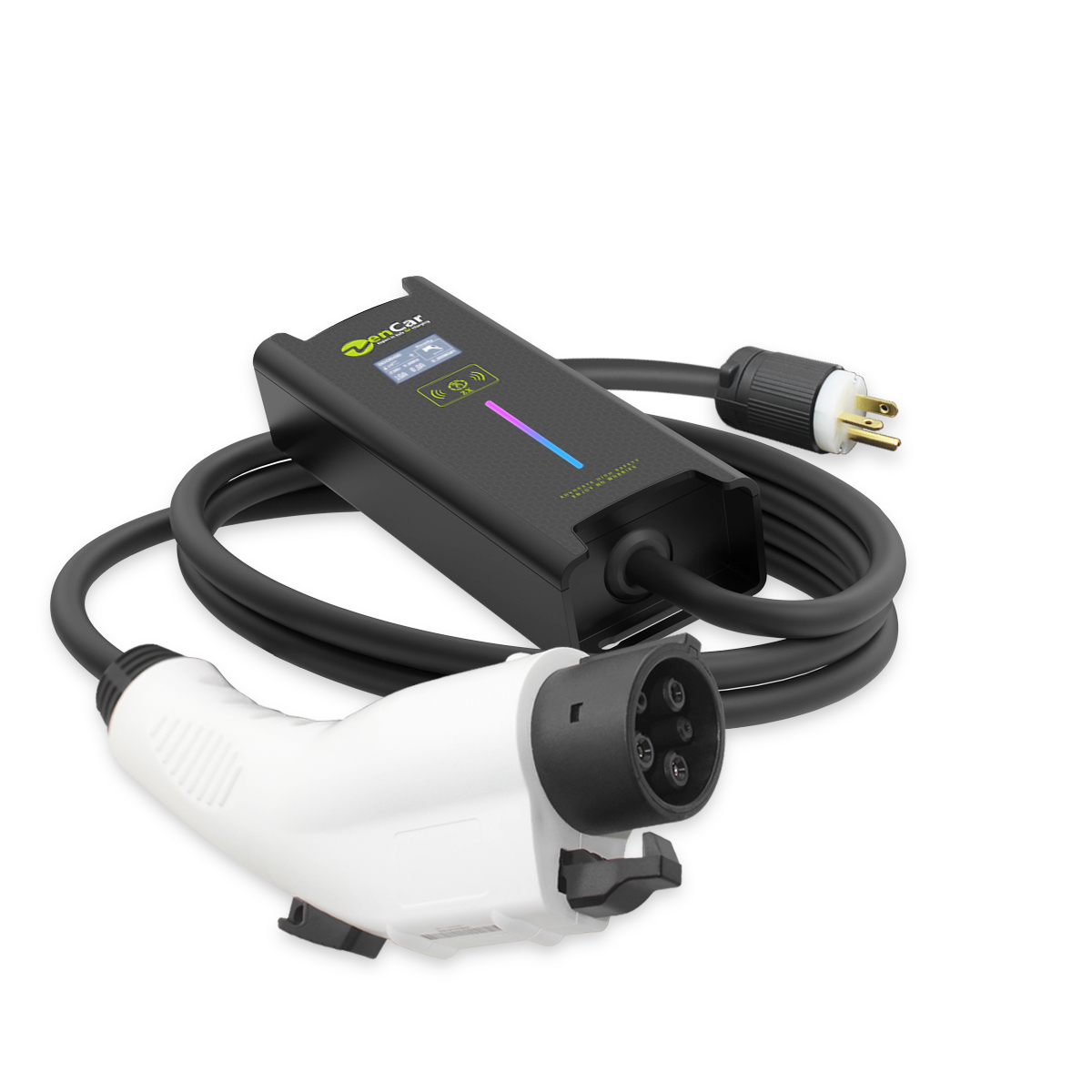Zencar Type 1 16 AMP 3.5KW J1772 Portable Level 2 Charger to Nema 6-20