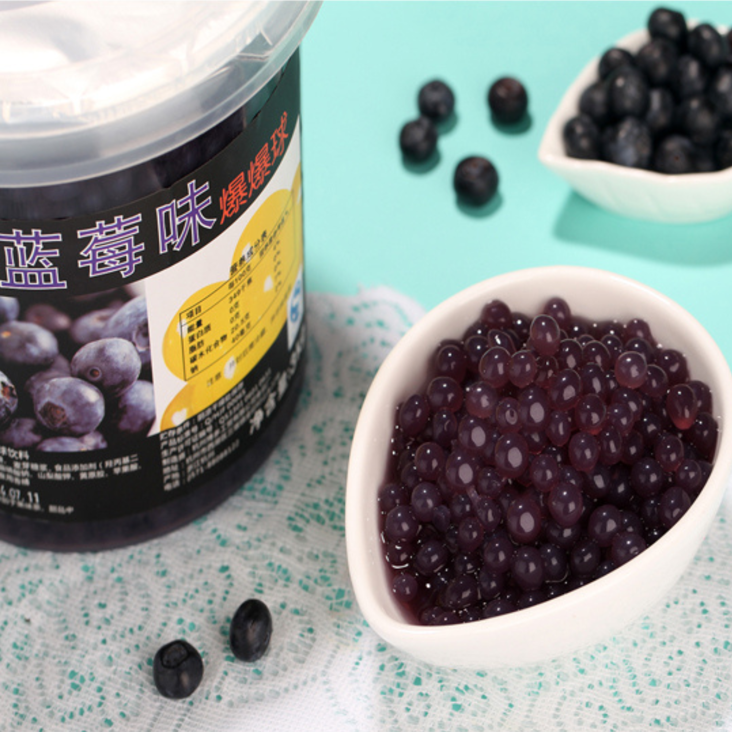 Wholesale Price Hot Selling BODUO Passion Fruit Flavored Popping Boba Bubble Tea Popping Pearls For Drinks