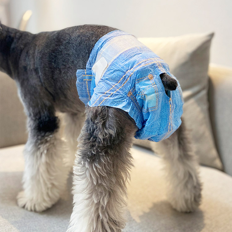 Hot Selling Cowboy style Pet Diaper Supply Super Absorbent Soft disposable diapers for dog female and male dog diaper