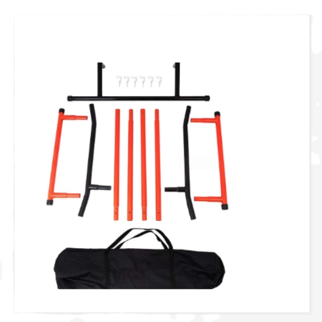 Pull up mate steel material for home pull up bar and dip bar set with stand