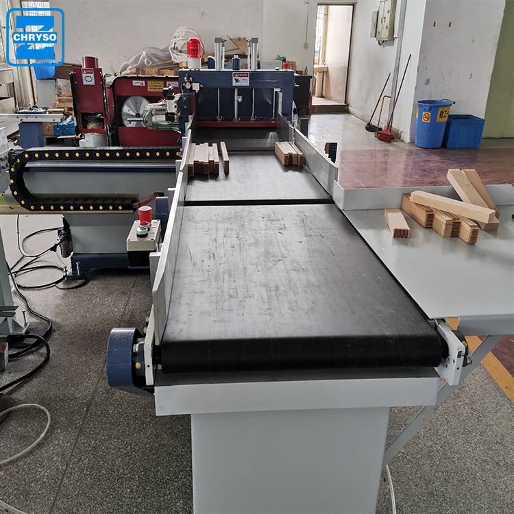 Rubber wood finger joint board shaper cutting machine in China market