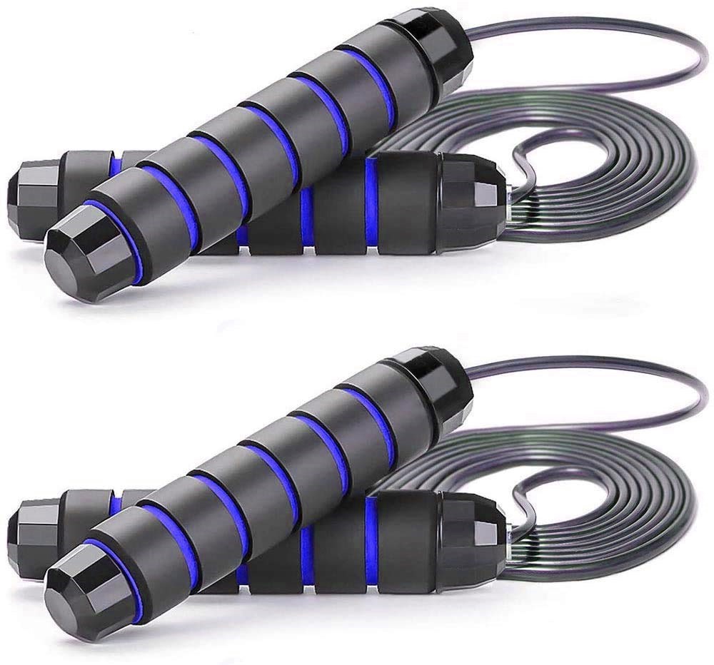Adjustable Speed jump Rope foam handle skipping rope Rapid ball bearing jumping cable