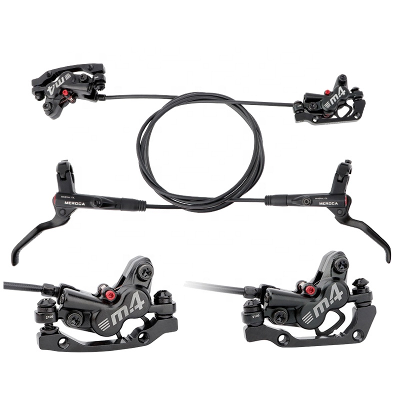 2021 newest MEROCA MTB bike 800/1400mm bicycle 4 piston Hydraulic brake for M6120 MT420