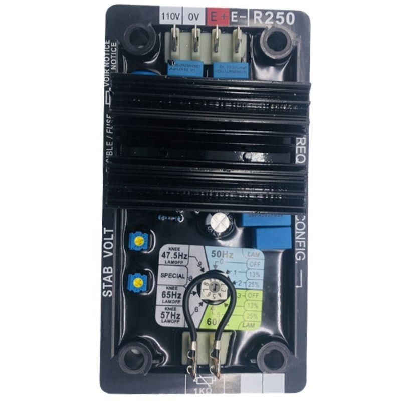 Excavator Diesel Engine Parts Generator Auto Voltage Regulator E-R250