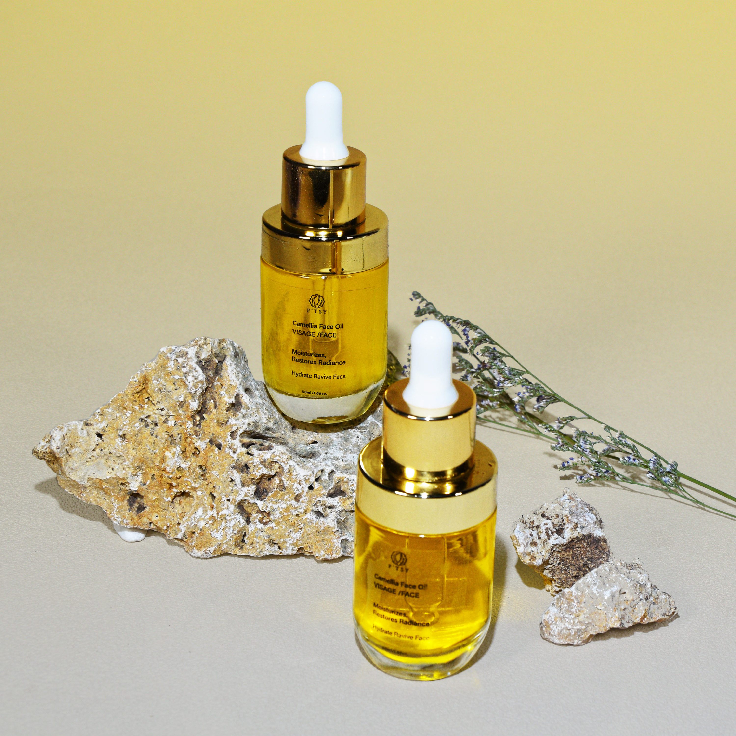 Customize Natural Vegan Camellia Face Oil Restores Radiance Immediately Hydrated Minimizes Fine Lines Face Oil