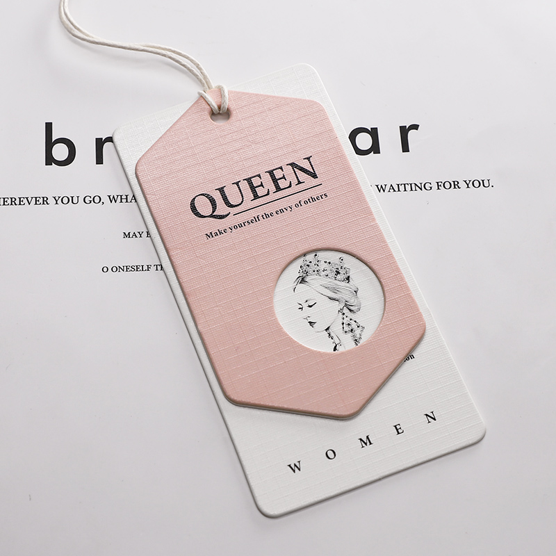 Custom Design Printing hang tag custom hang tag recycled paper swing hang tags garment