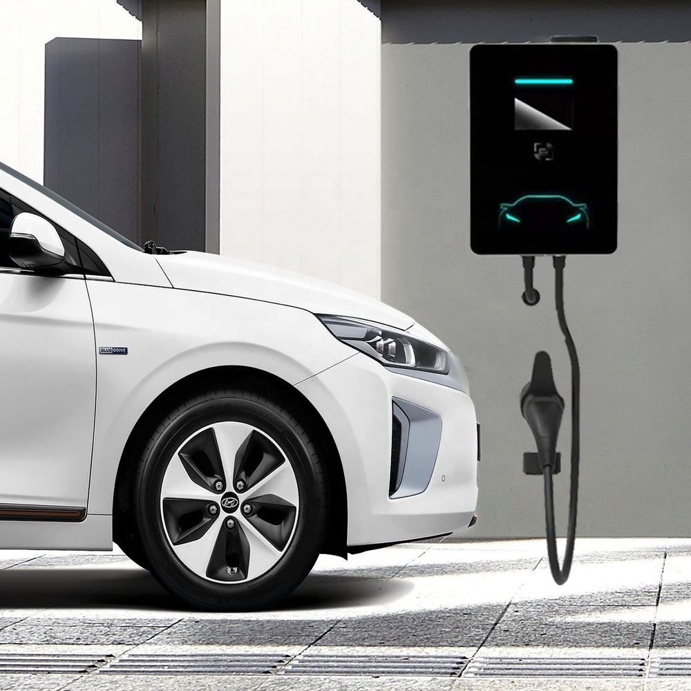 fisher EV car 16A 3 phase ac wallbox ev charger ocpp electrical vehicle charging systems