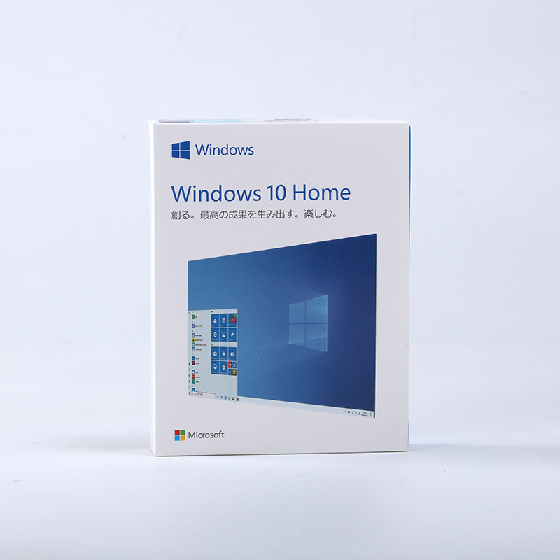 Онлайн 24 часа в японской версии Windows 10 Home Key box full package Windows 10 Home