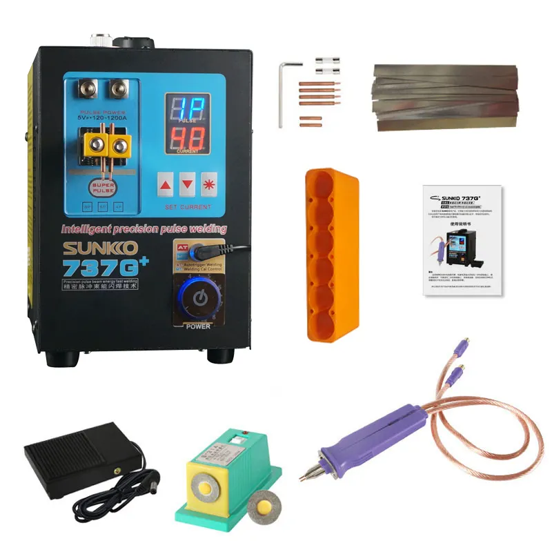 737G+Portable spot welding machine for lithium ion battery cell welding machine spot welder for battery pack