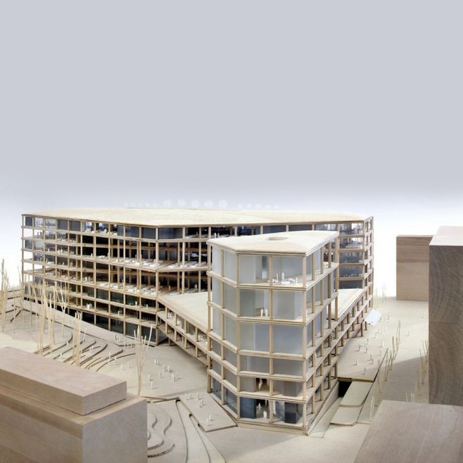 Customized commercial architectural building scale model / 3D architecture building model