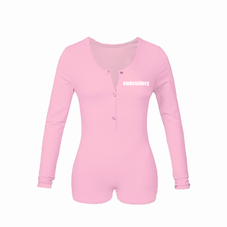 ML custom & stock women tights plain onesie oijamas nightwear