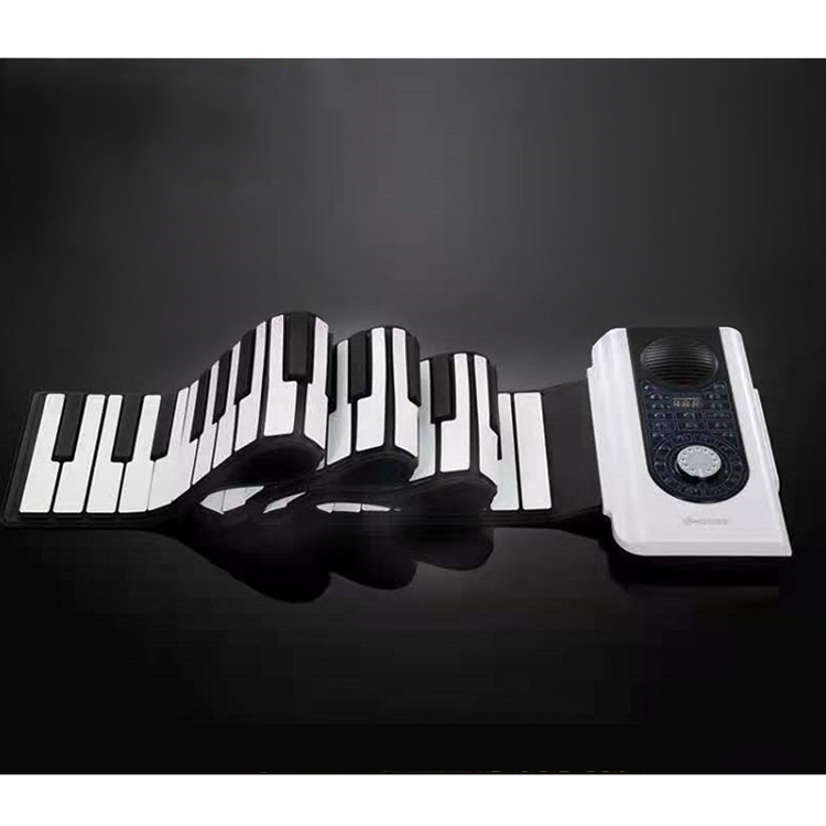 Portable multi-function early education instrument 88 key hand roll electric piano