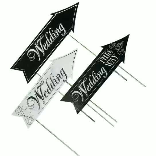 High Quality Party Supplies Wedding Decoration friendly ornaments Wedding Signs