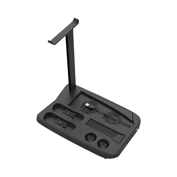 Multi Function Charging Dock for PS5 Console Cooling Fan Vertical PS5 Stand For PlayStation 5 Game Accessories