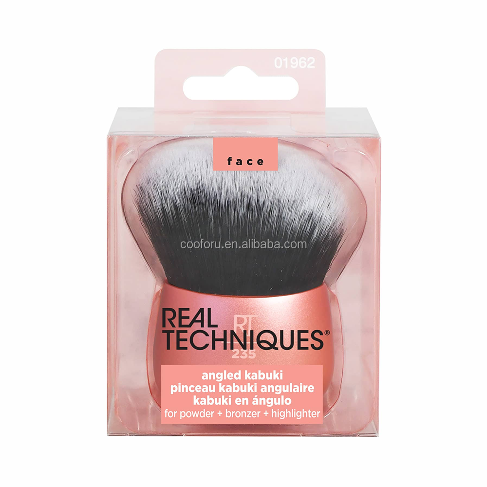 Single Beautiful Custom Bulk Ultra Fine Large Small Kabuki Body Flat Angle Angled Makeup Brush Set With Glitter Gag High Quality