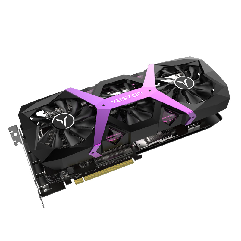 Оригинальная игровая графическая карта Amd для ПК 8 Гб RX 590 GPU, видеокарта для майнинга gtx 1080 ti