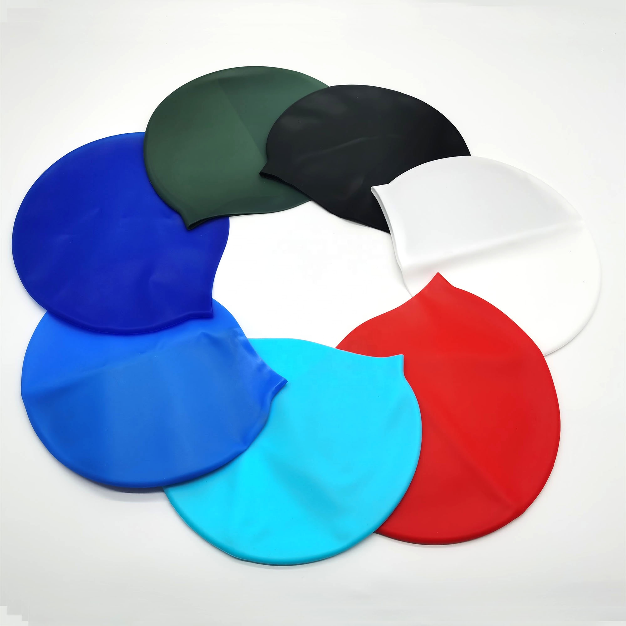 High Quality Logo Printed Silicone Customized Swimming Cap Custom Swimming Caps