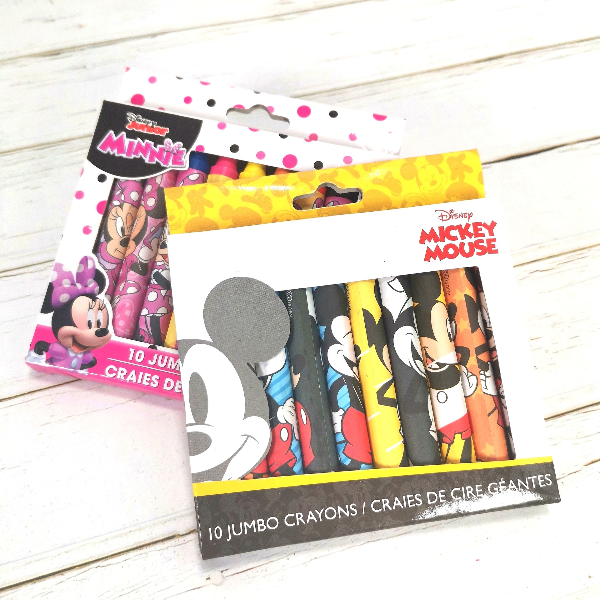 Mickey Minnie cartoon 10 color crayon children's primary school kindergarten color painting brush