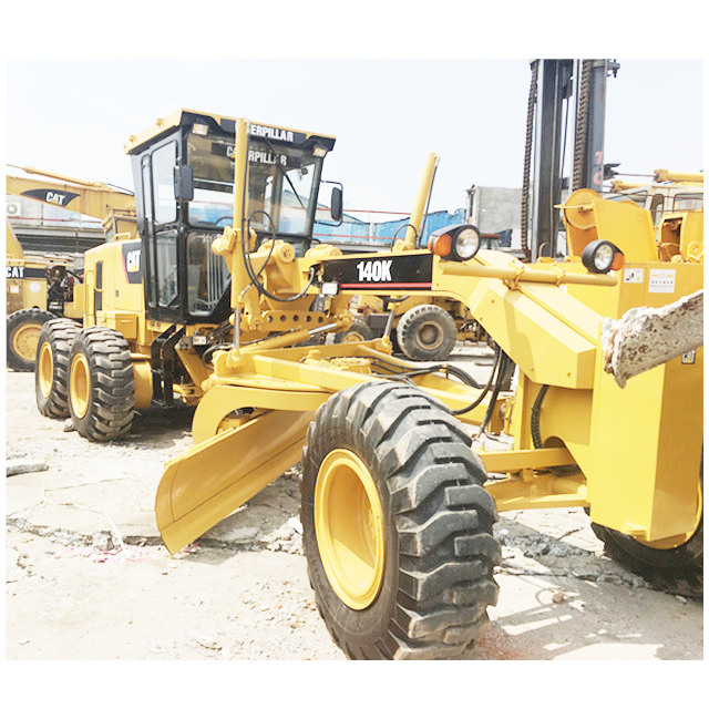 Подержанный автогрейдер CAT 140K/автогрейдер низкая цена CAT 140H для продажи