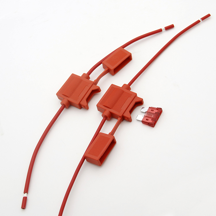 ATC/ATO In-Line держатель предохранителя 12 ~ 22 AWG жгут проводов 12 В стандартная розетка