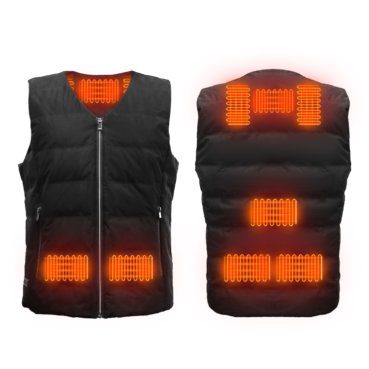 High Quality Winter Outdoor Warm Requisite Heating Vest Thermal Washable Electric Vest Heating Men