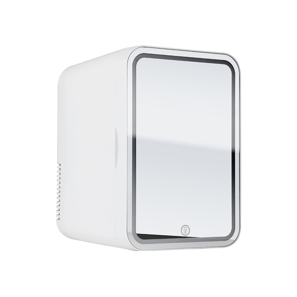 Smart table with led mirror fridge refrigerator 8l 10l small fridge mini smart touch table with refrigerators and freezers home