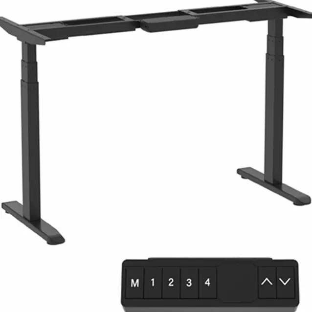Electronic Dual Motor Height Adjustable Computer Table Base Electric Adjustable Stand Office Desk Frame