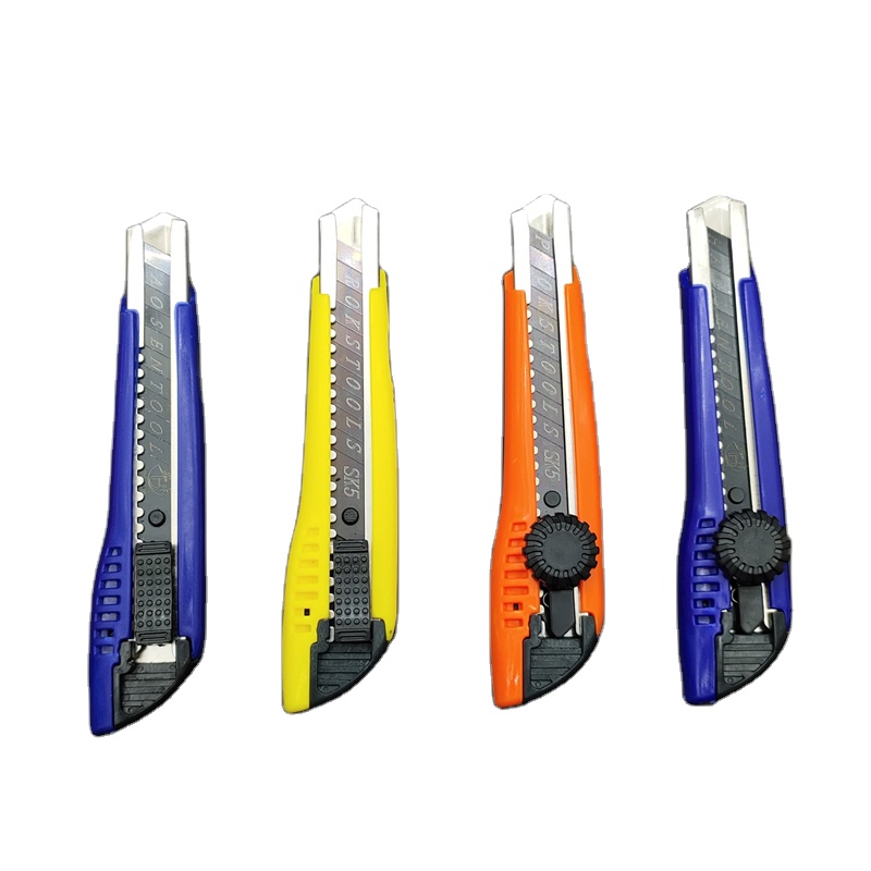 Quick Change Folding Utility Knife for Cutting Box Paper Pocket Knife Stainless blade