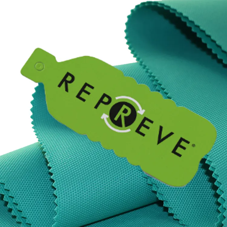 RPET Fabric From Bottles / Repreve / 100% Recycled Polyester Oxford Eco Friendly Fabric beach chair fabric