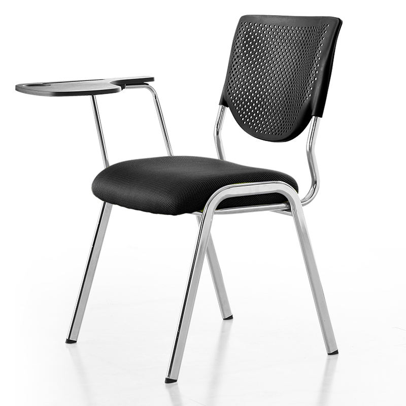 ZY-5011 Stadium Meeting Restroom Visitor Armless Chair Lobby Furniture PP Material With Beverage Rack