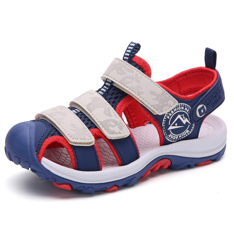 New kids hiking closed toe sport beach sandals