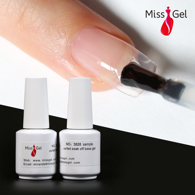 Missgel oem частная торговая марка, долговечное УФ-резиновое Базовое покрытие без нагрева, 4 недели