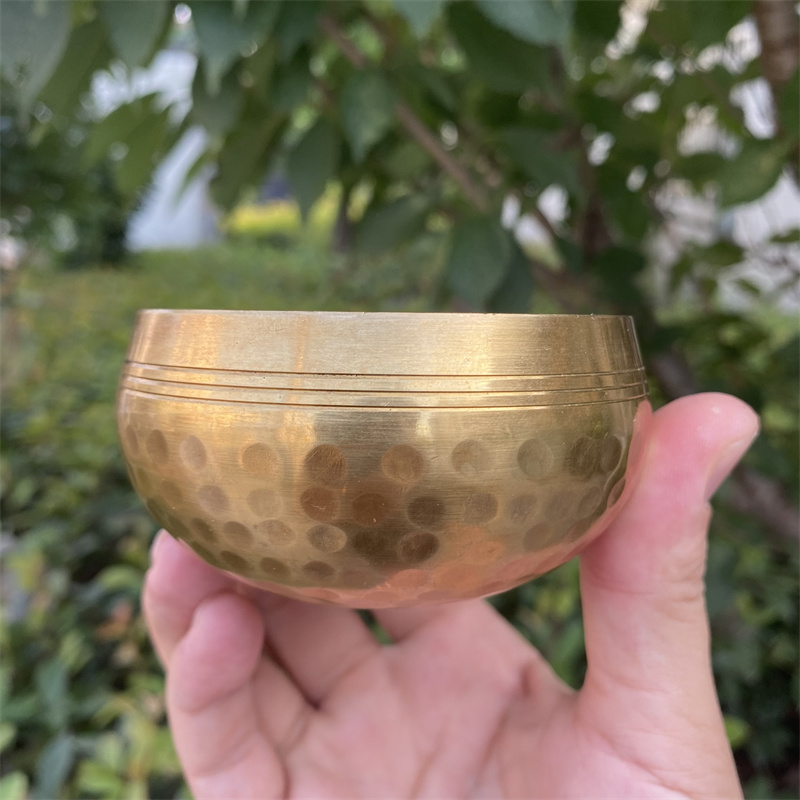 Wholesale Crystals Natural Crystals Healing Stones Brass Singing bowl Ornaments As Gift