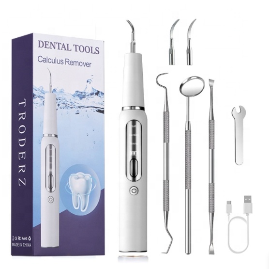 Dental tool calculus remover cleaning ultrasonic scaler teeth cleaner product cleaning kit device machine