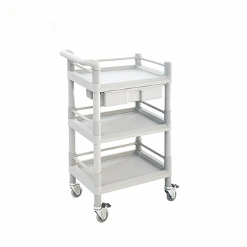 Instrument trolley with with one drawer