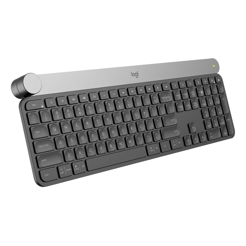 Беспроводная клавиатура Logitech Craft, универсальная клавиатура с подсветкой и клавиатурой со смарт-кнопкой управления