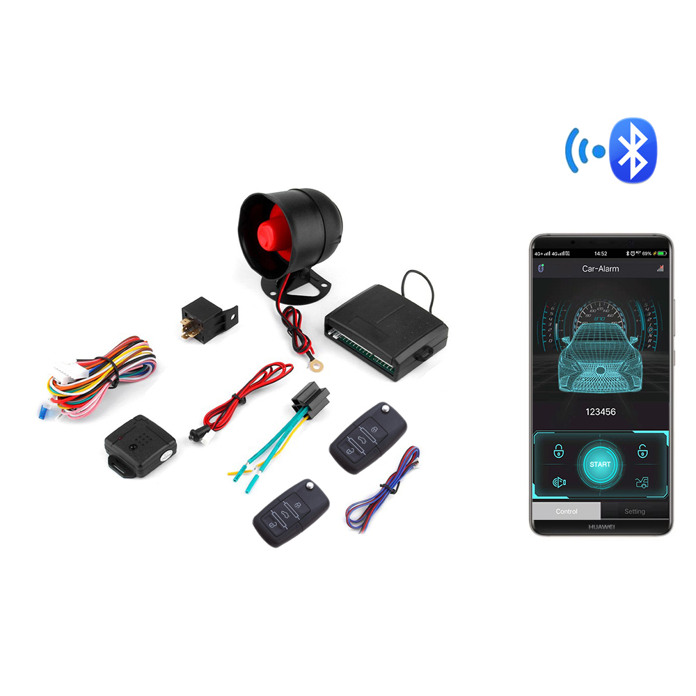 Автомобильная сигнализация с приложением bluetooth для мобильного телефона