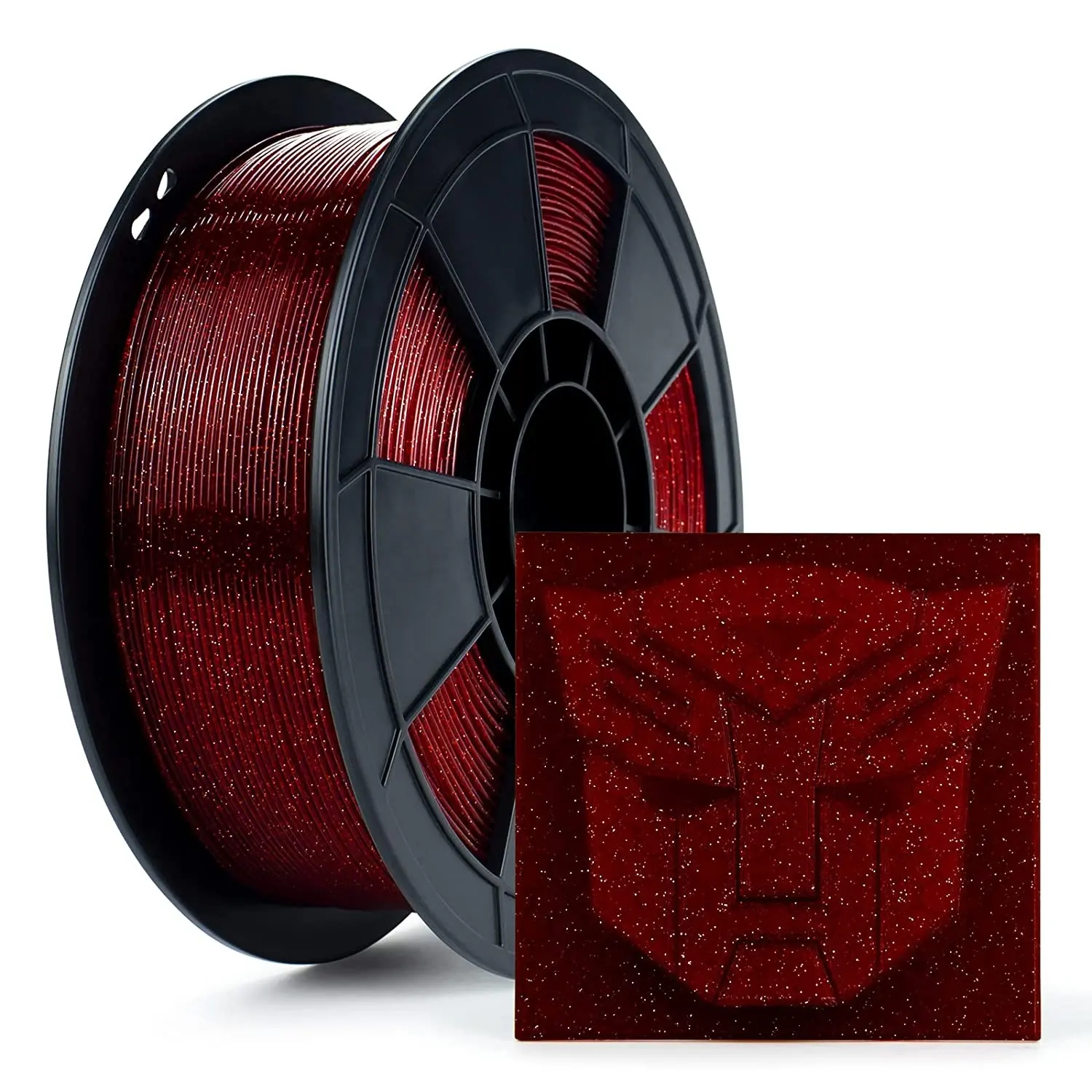 CREAT3D Factory Wholesale PLA Shining 3D Filament Pla Glitter Color Pla Filamento 1.75mm 2.2 Lbs Twinkly 3D Print Filament